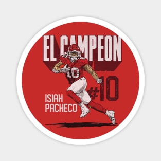 Isiah Pacheco Kansas City El Campeon Magnet